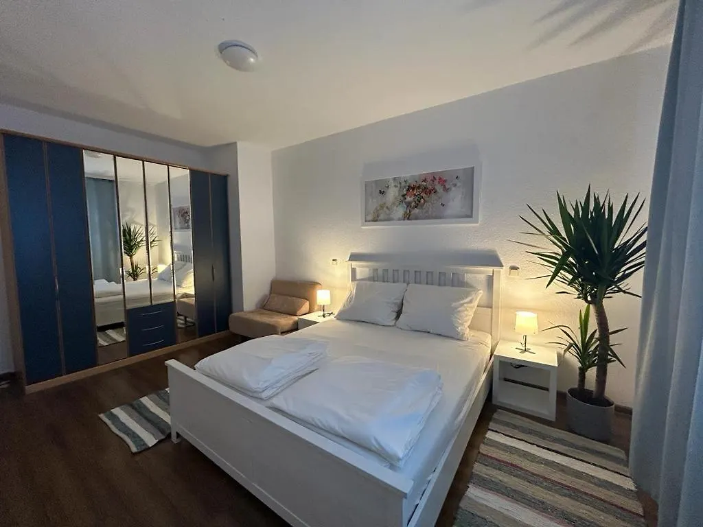 Apartmán Skylineapartment Frankfurt nad Mohanem